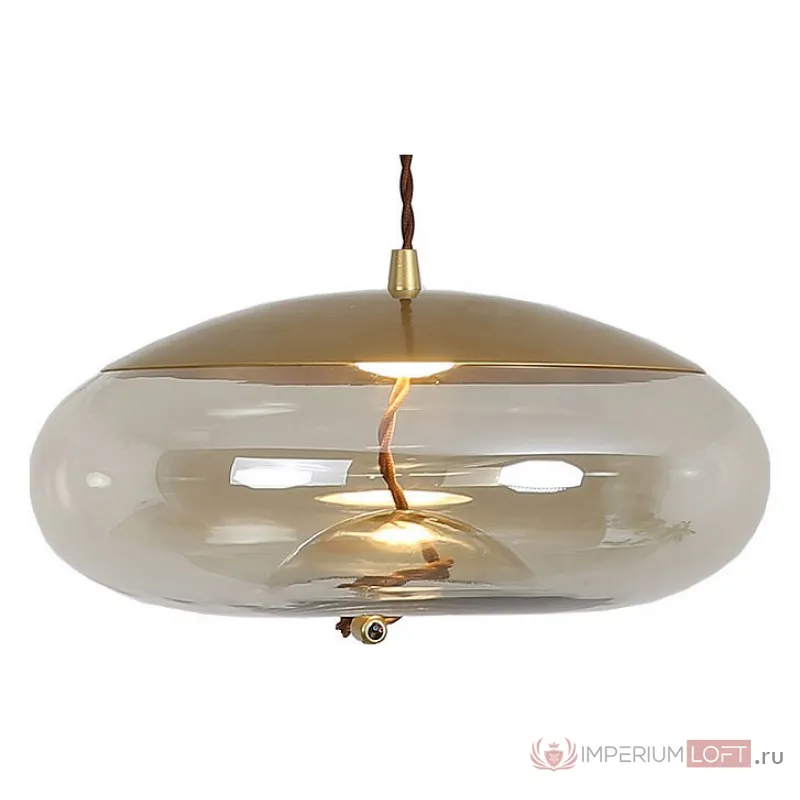 Подвесной светильник Lussole Acquario LSP-8357 Цвет плафонов прозрачный Цвет арматуры золото от ImperiumLoft