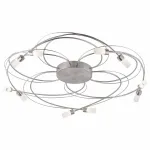 Накладной светильник TopLight Viola TL1199X-10ST Цвет арматуры никель Цвет плафонов белый от ImperiumLoft