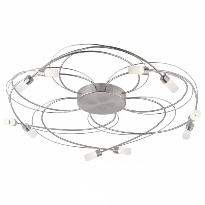 Накладной светильник TopLight Viola TL1199X-10ST Цвет арматуры никель Цвет плафонов белый от ImperiumLoft