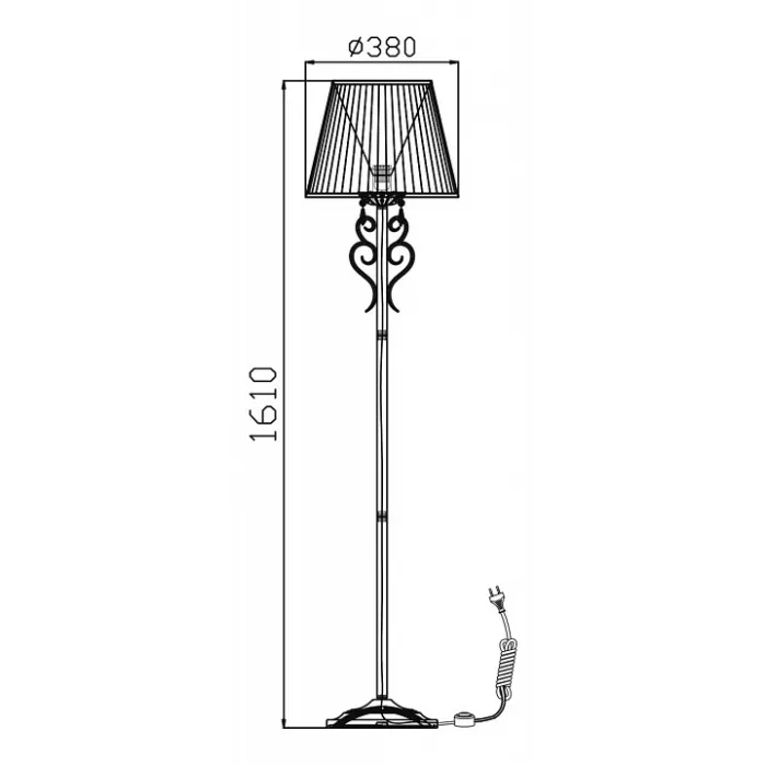 Торшер Maytoni Triumph ARM288-11-G Цвет арматуры кремовый Цвет плафонов кремовый от ImperiumLoft