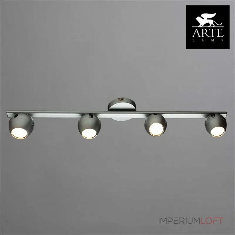 Спот Arte Lamp Sfera A5781PL-4SS Цвет арматуры серебро Цвет плафонов серебро Спот Arte Lamp Sfera A5781PL-4SS Цвет арматуры серебро Цвет плафонов серебро