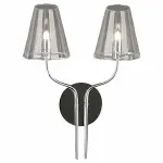 Бра Lightstar Diafano 758624 Цвет арматуры хром Цвет плафонов прозрачный от ImperiumLoft