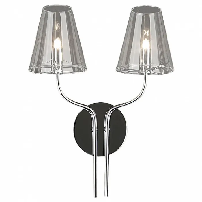 Бра Lightstar Diafano 758624 Цвет арматуры хром Цвет плафонов прозрачный от ImperiumLoft