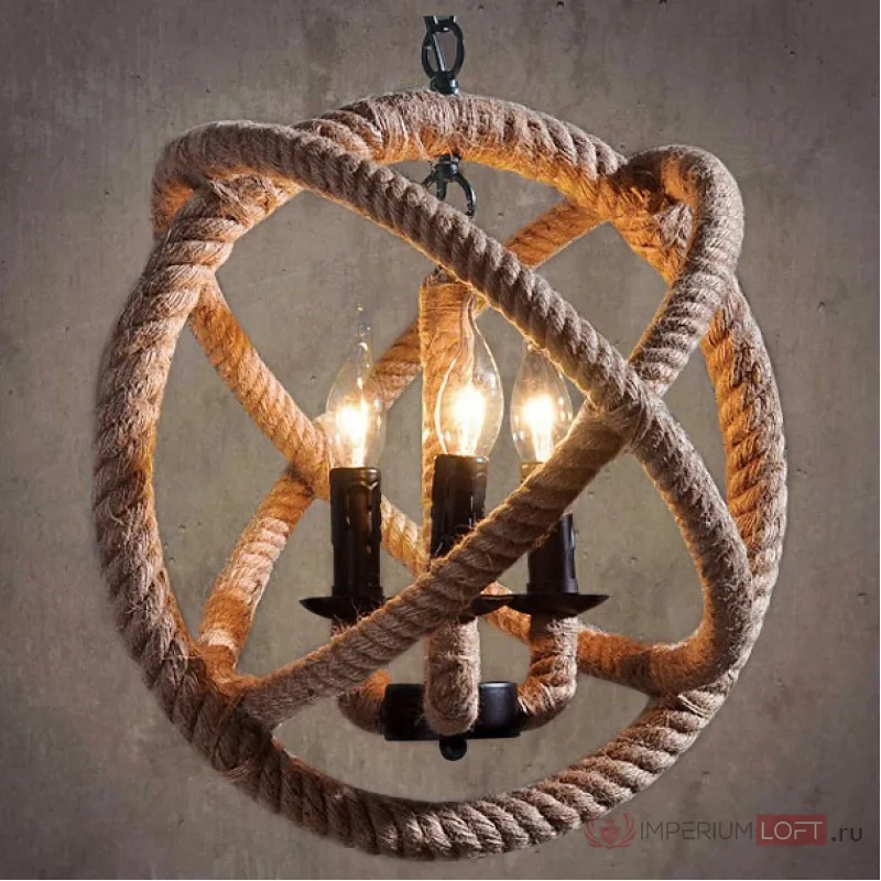 Подвесная люстра Loft it Rope LOFT1194-3 от ImperiumLoft