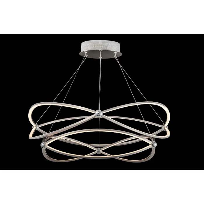 Подвесной светильник Maytoni Weave MOD062PL-L103CH3K Цвет арматуры неокрашенный Цвет плафонов белый от ImperiumLoft