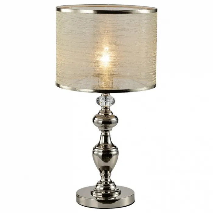 Настольная лампа декоративная ST-Luce Coresia SL1750.104.01 Цвет арматуры никель Цвет плафонов золото от ImperiumLoft