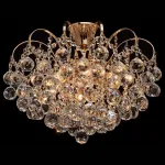 Подвесная люстра MW-Light Жемчуг 9 232016406 Цвет арматуры золото Цвет плафонов прозрачный от ImperiumLoft