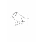 Светильник на штанге Arte Lamp Mistero A3303AL-1WH Цвет плафонов белый Цвет арматуры белый от ImperiumLoft