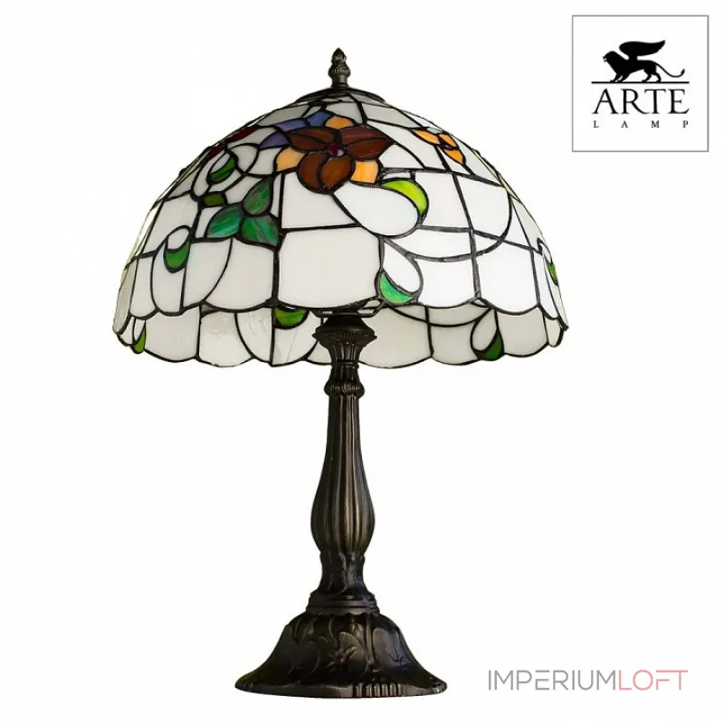 Настольная лампа декоративная Arte Lamp Lily A1230LT-1BG Цвет арматуры медь Цвет плафонов разноцветный от ImperiumLoft Настольная лампа декоративная Arte Lamp Lily A1230LT-1BG Цвет арматуры медь Цвет плафонов разноцветный от ImperiumLoft