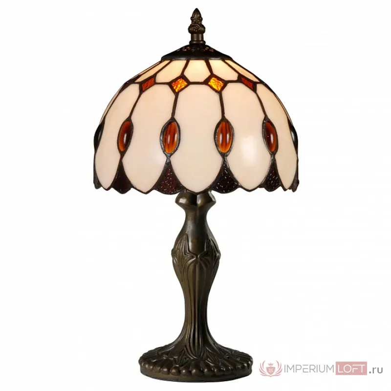 Настольная лампа декоративная Arte Lamp Perla A3163LT-1BG Цвет арматуры медь Цвет плафонов янтарный от ImperiumLoft