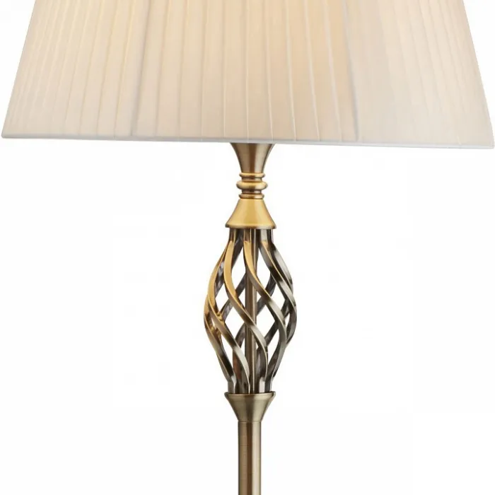 Торшер Arte Lamp Zanzibar A8390PN-1AB Цвет арматуры бронза Цвет плафонов кремовый от ImperiumLoft