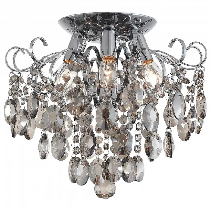 Потолочная люстра ST-Luce Orecchini SL846.102.06 Цвет арматуры хром Цвет плафонов черный от ImperiumLoft