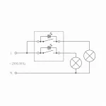 Выключатель двухклавишный с подсветкой без рамки Werkel графит рифленый W1120104