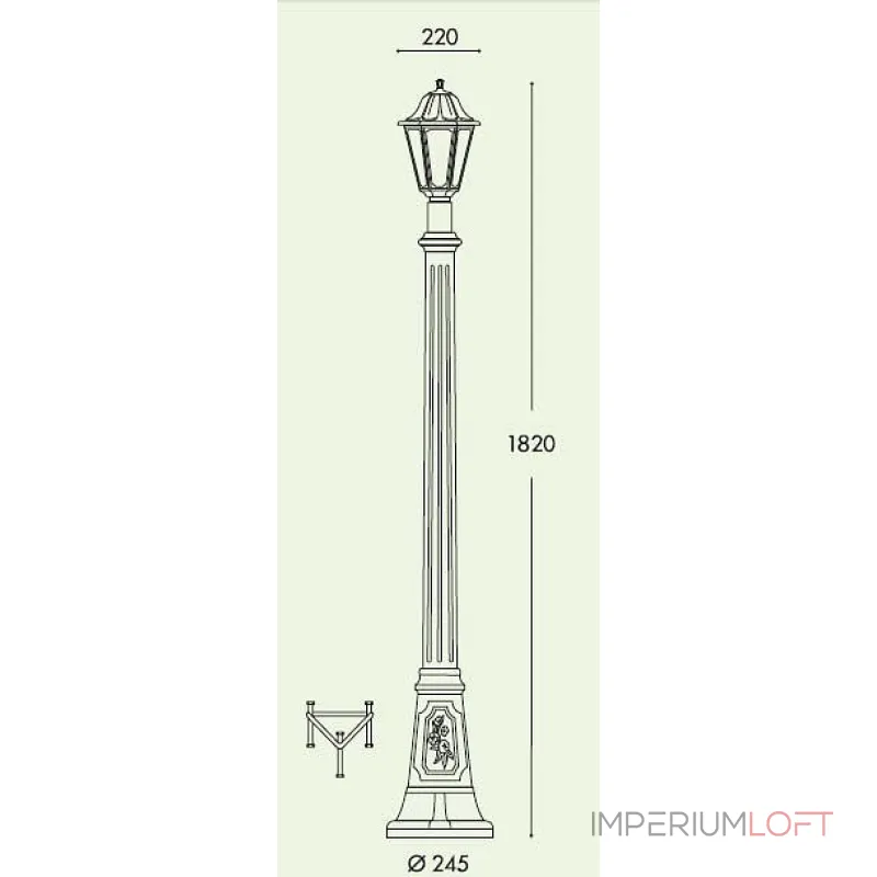 Наземный высокий светильник Fumagalli Anna E22.158.000.AXE27 от ImperiumLoft Наземный высокий светильник Fumagalli Anna E22.158.000.AXE27 от ImperiumLoft
