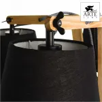 Подвесная люстра Arte Lamp Pinocchio A5700LM-5BK Цвет арматуры коричневый Цвет плафонов черный от ImperiumLoft