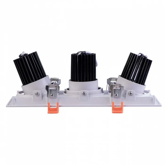 Встраиваемый светильник MW-Light Круз 637016303 Цвет арматуры белый Цвет плафонов кремовый от ImperiumLoft