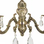 Бра Dio D’Arte Lauria Lauria E 2.1.2.600 GH Цвет плафонов прозрачный Цвет арматуры золото от ImperiumLoft