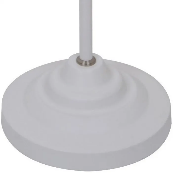 Торшер Arte Lamp Braccio A2054PN-1WH Цвет арматуры белый Цвет плафонов белый от ImperiumLoft