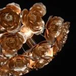 Потолочная люстра MW-Light Розенхейм 615011106 Цвет арматуры черный Цвет плафонов золото от ImperiumLoft