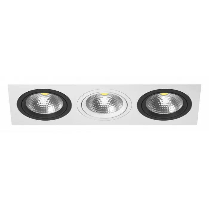 Встраиваемый светильник Lightstar Intero 111 i836070607 Цвет арматуры черно-белый от ImperiumLoft