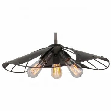 Подвесной светильник Lussole Auburn LSP-9662 Цвет арматуры коричневый Цвет плафонов коричневый