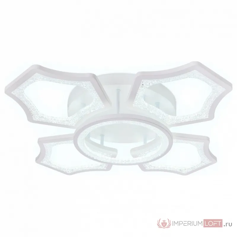 Накладной светильник Ambrella Original 3 FA575/4+1 WH белый 106W 620*620*120 (ПДУ РАДИО 2.4G) Цвет арматуры белый Цвет плафонов черный от ImperiumLoft