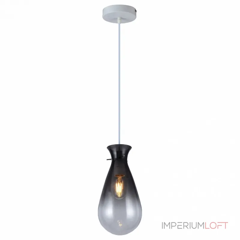 Подвесной светильник TopLight Margery TL1219H-01BS Цвет арматуры белый Цвет плафонов серый от ImperiumLoft