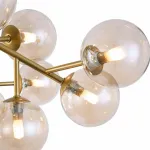 Потолочная люстра Maytoni Dallas MOD545PL-20G Цвет арматуры золото Цвет плафонов янтарный от ImperiumLoft
