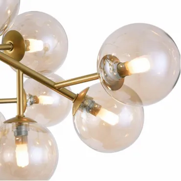 Потолочная люстра Maytoni Dallas MOD545PL-20G Цвет арматуры золото Цвет плафонов янтарный от ImperiumLoft