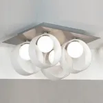 Накладной светильник Lussole Pallottola LSN-0407-04 Цвет арматуры никель от ImperiumLoft