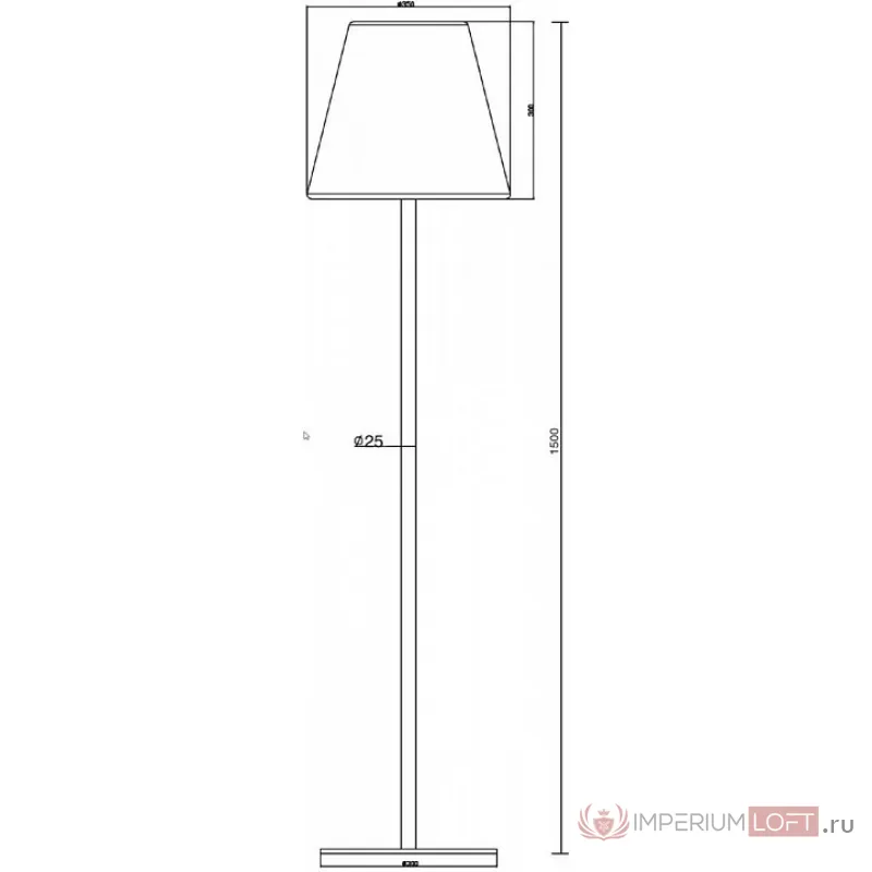 Торшер Deko-Light Alexa 733017 Цвет арматуры серый Цвет плафонов белый от ImperiumLoft