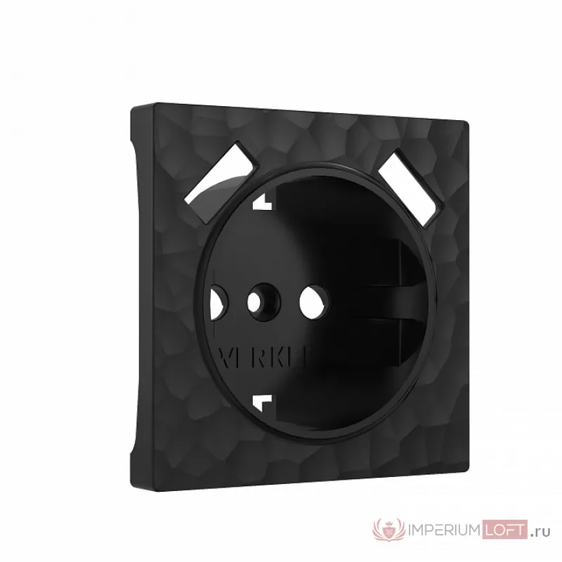 Накладка для розетки USB Werkel W1279508 (черный) Цвет арматуры черный от ImperiumLoft