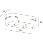 Накладной светильник Donolux DL18699 DL18699/12WW-White