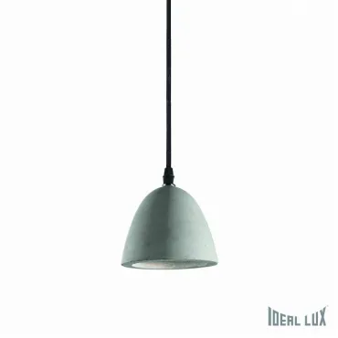 Подвесной светильник Ideal Lux Oil OIL-4 SP1 CEMENTO Цвет арматуры черный Цвет плафонов серый