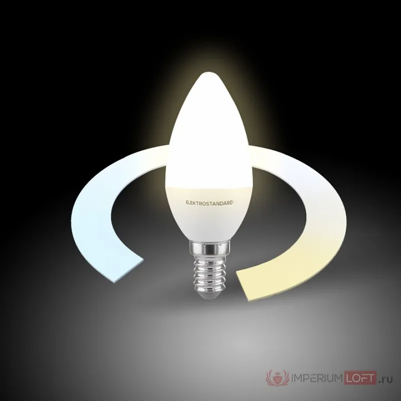 Лампа светодиодная Elektrostandard Умная лампа Свеча E14 5Вт 3300, 4200, 6500K BLE1438 от ImperiumLoft
