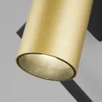 Бра Eurosvet Turro 20091/1 LED черный/ золото Цвет плафонов золото Цвет арматуры черный от ImperiumLoft
