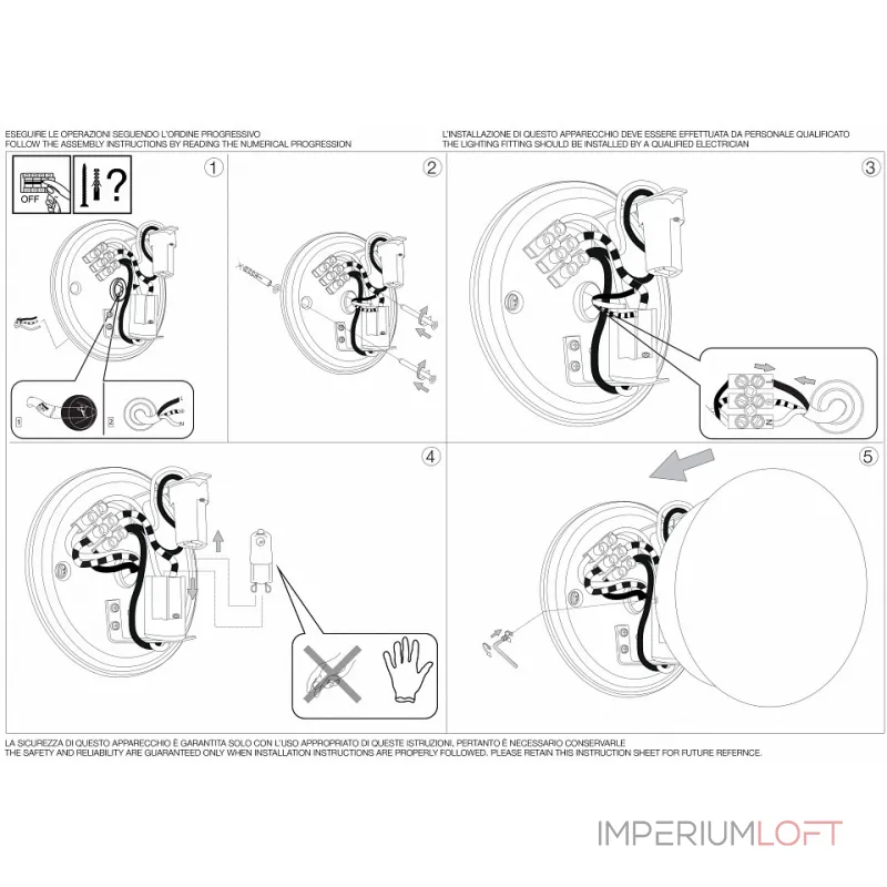 Накладной светильник Ideal Lux Bubble BUBBLE AP2 Цвет арматуры белый