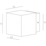 Накладной светильник Deko-Light Cubodo II Single DG Mini 731029 Цвет арматуры серый Цвет плафонов серый