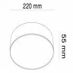 Накладной светильник Maytoni Zon C032CL-L32W4K Цвет арматуры белый Цвет плафонов белый от ImperiumLoft