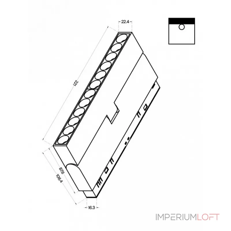 Накладной светильник Maytoni Points rot TR033-2-12W3K-B
