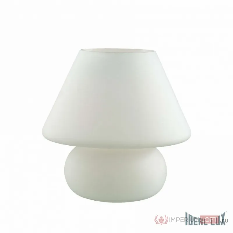 Настольная лампа декоративная Ideal Lux Prato PRATO TL1 BIG BIANCO Цвет арматуры белый от ImperiumLoft
