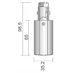Заглушка для трека боковая Deko-Light D Line 710009
