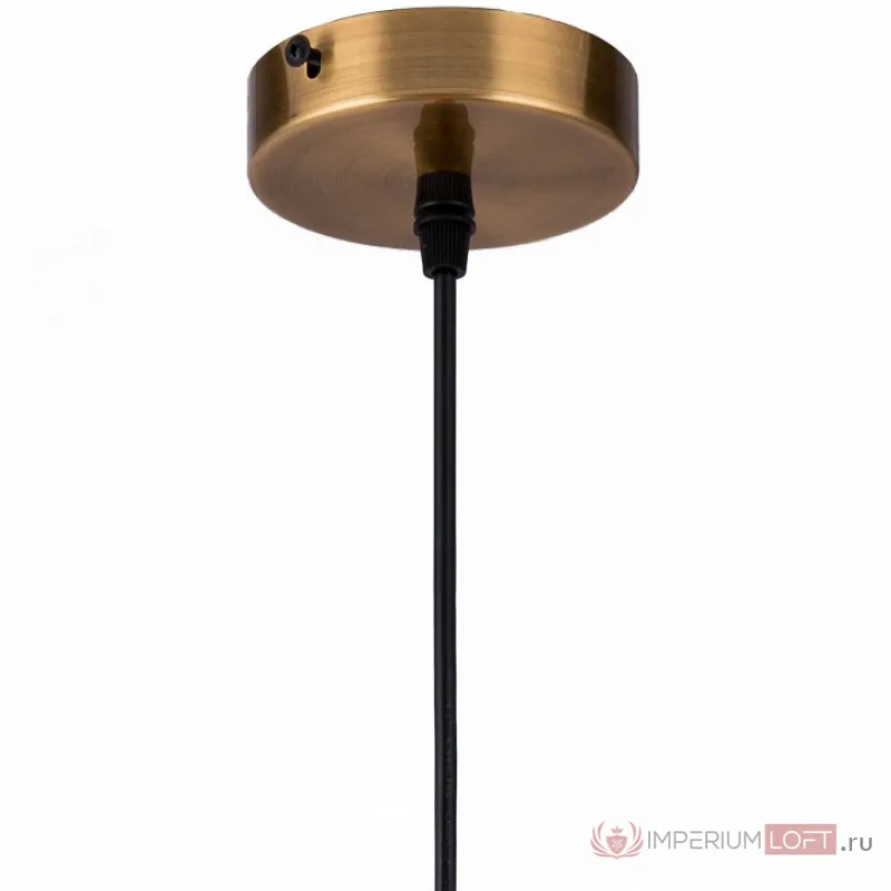 Подвесной светильник TopLight Pamella TL1224H-01SM Цвет арматуры латунь Цвет плафонов серый от ImperiumLoft
