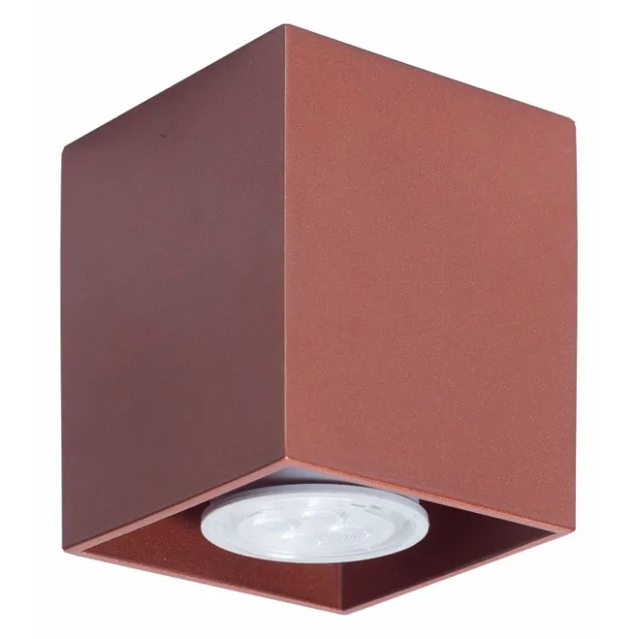 Накладной светильник TopDecor Tubo 8 SQ Tubo8 SQ P1 20 Цвет арматуры медь от ImperiumLoft