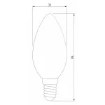 Лампа светодиодная Elektrostandard BLE1411 E14 7Вт 3000K a049066 Цвет арматуры белый от ImperiumLoft