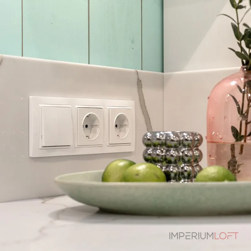 Розетка с заземлением без рамки Werkel W117 1 W1171001 Розетка с заземлением без рамки Werkel W117 1 W1171001