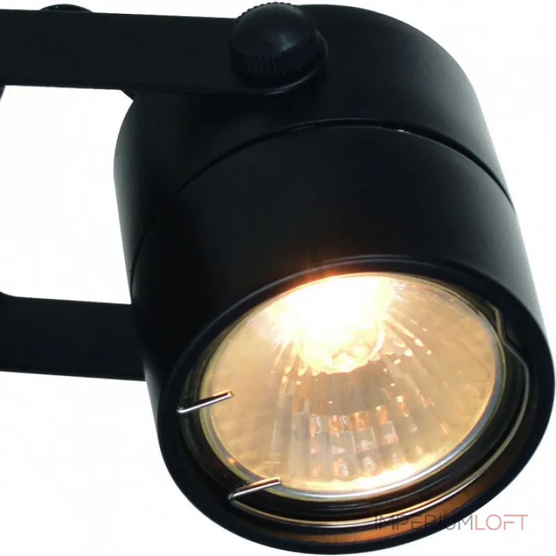 Бра Arte Lamp Lente A1310AP-1BK Цвет арматуры черный Цвет плафонов черный