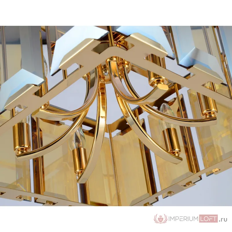 Подвесной светильник Ambrella Traditional 4 TR5149 Цвет арматуры золото Цвет плафонов янтарный от ImperiumLoft