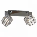 Спот Lussole Lombardia LSN-0801-02 Цвет арматуры хром Цвет плафонов серебро от ImperiumLoft