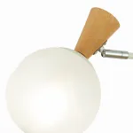 Люстра на штанге EVOLUCE Catania SLE220702-03 Цвет арматуры Коричневый Цвет плафонов Белый от ImperiumLoft